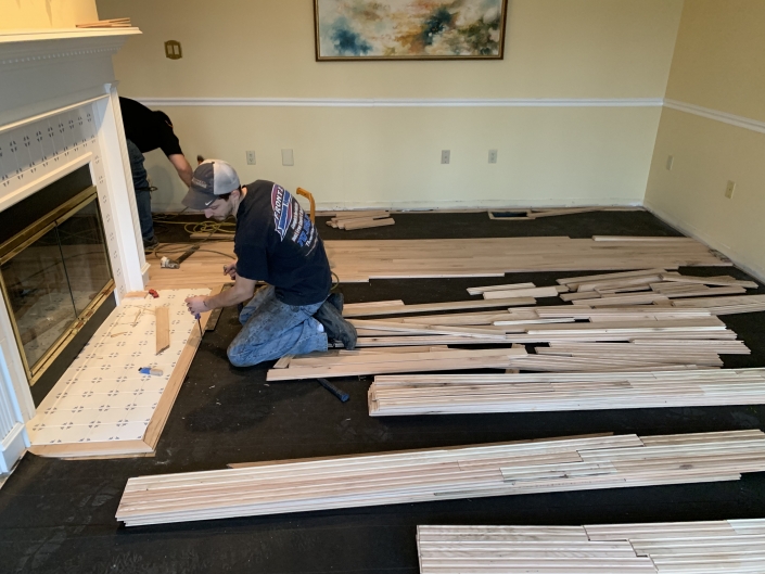 Hardwood Flooring installation